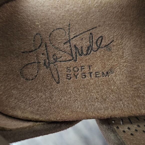 Life Stride Hinx Wedge Floral Suede Boho Sandal - Picture 9 of 11